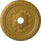 Ekena Millwork Palmetto Ceiling Medallion (Canopies up to 3 5/8"), 23 5/8"OD x 3 5/8"ID x 1 5/8"P, Pharaohs Gold CM23PMPGS - alternate 1